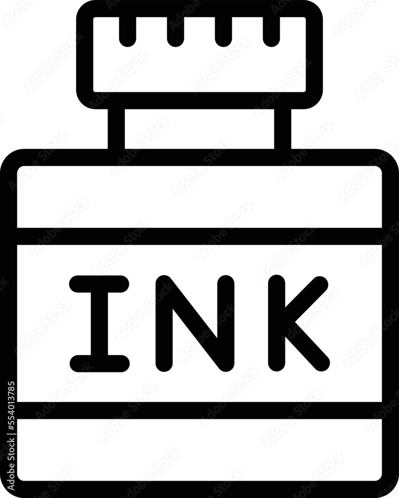 Ink Vector Icon Design Illustration Ink Vector Icon Design Illustration