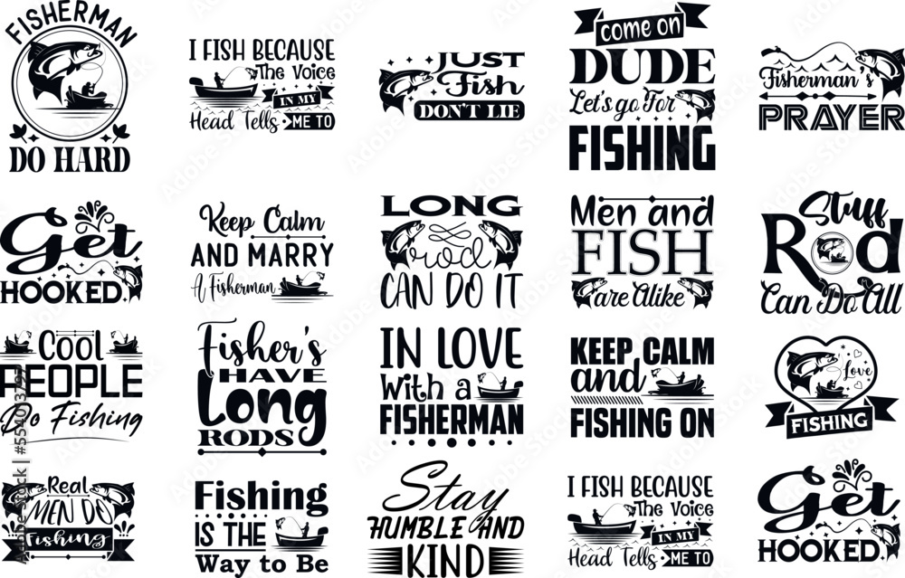 Fishing Quotes  SVG Bundle  02