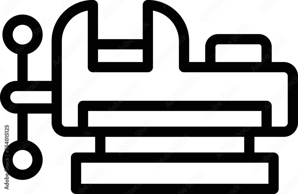 Vise Vector Icon Design Illustration Vise Vector Icon Design Illustration
