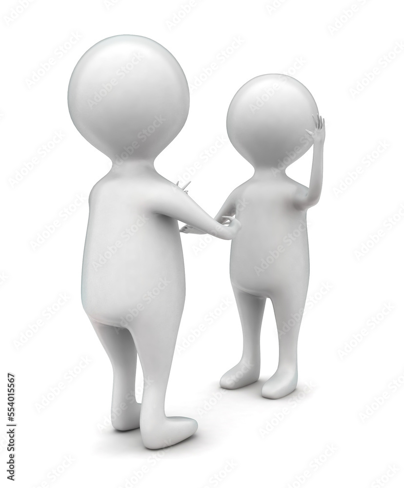 3d men having conversation or discussion concept 3d men having conversation or discussion concept