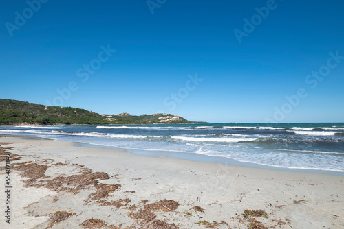 Beautiful white sandy beach at San Teodoro Sardinia