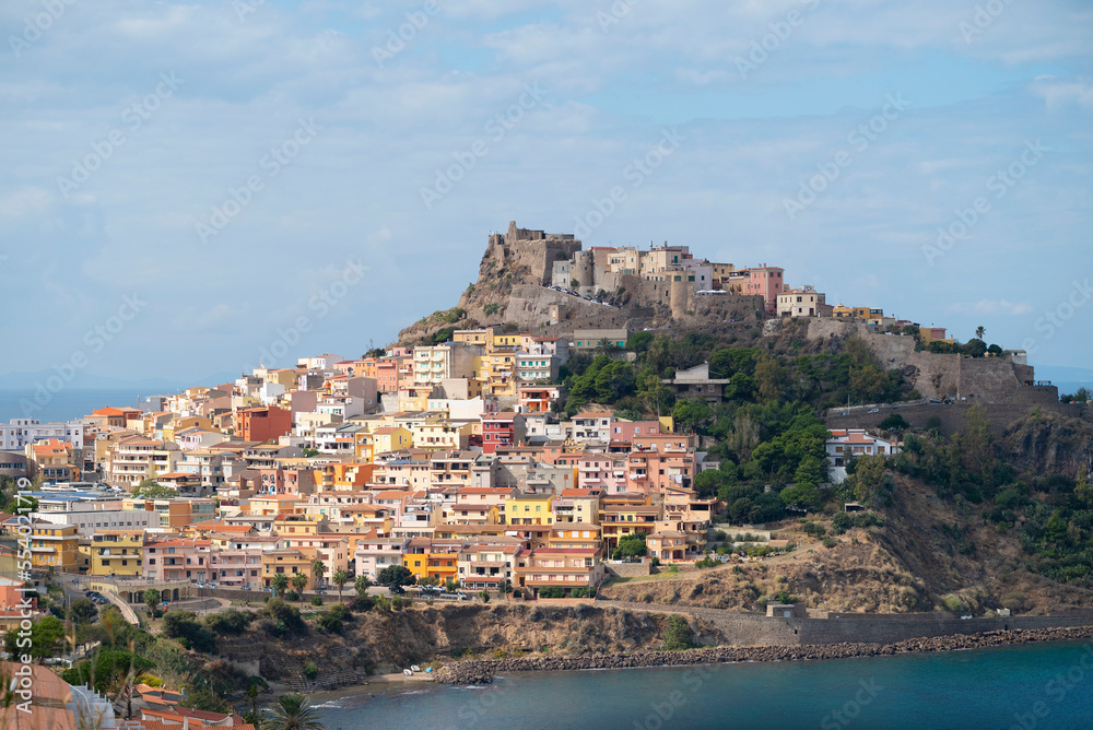 Castelsardo, Sardinia, Italy beautiful town on top of a hill.