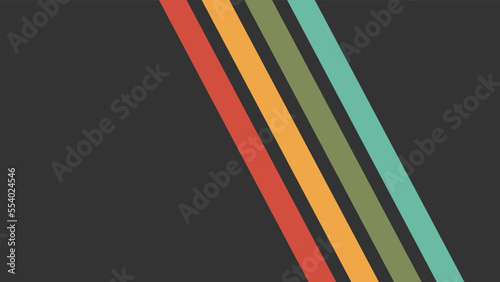 retro colorful background black for pc