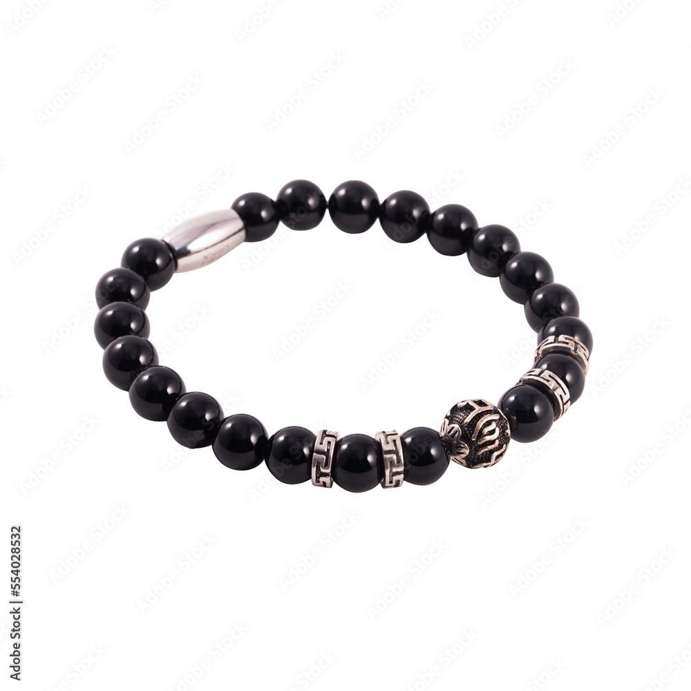 Blue color stone luxury bracelet isolated on white background. Blue color stone luxury bracelet isolated on white background.