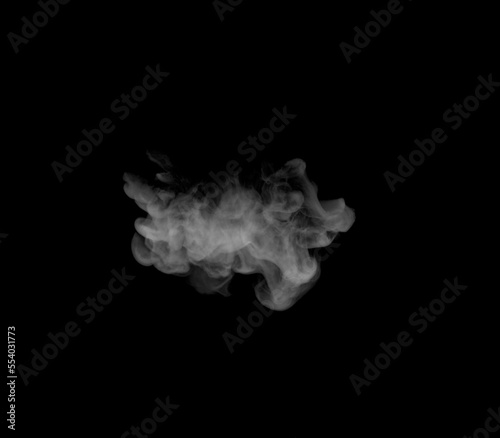 Realistic fog background Smoke image Fog rendering isolated