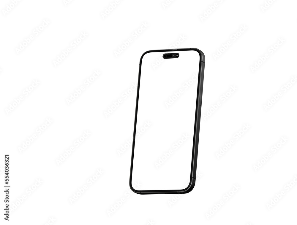 Mock up of smartphone - 3d rendering Mock up of smartphone - 3d rendering