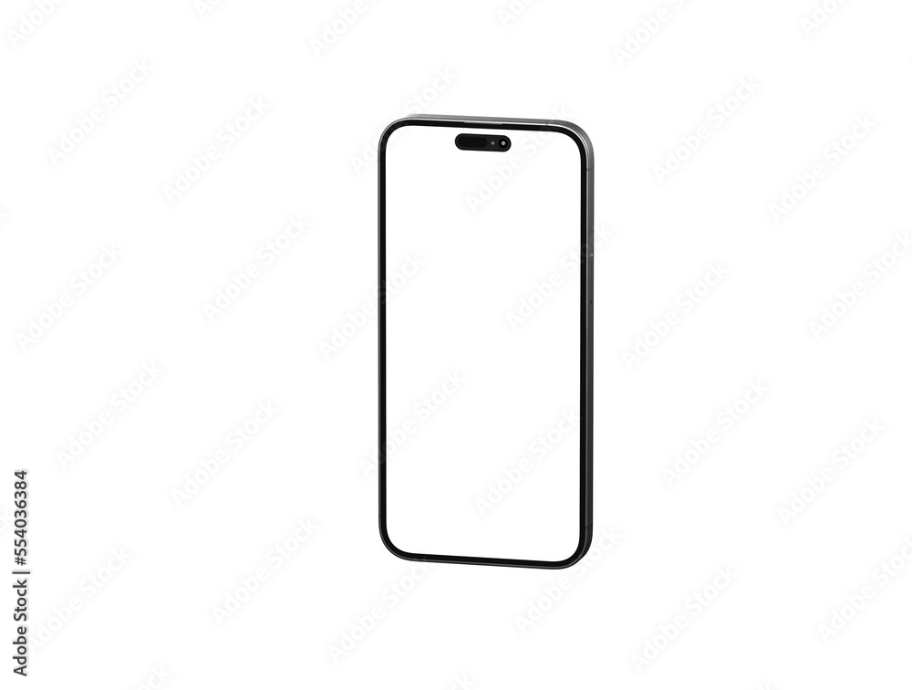 Modern frameless smartphone Mock up