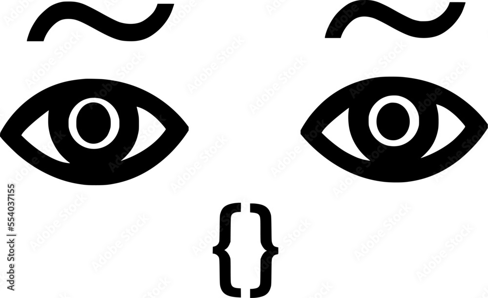 Fototapeta premium set of eyes