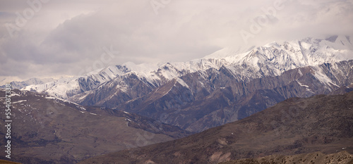 Caucasus mountains covered with snow. © Борис Масюра