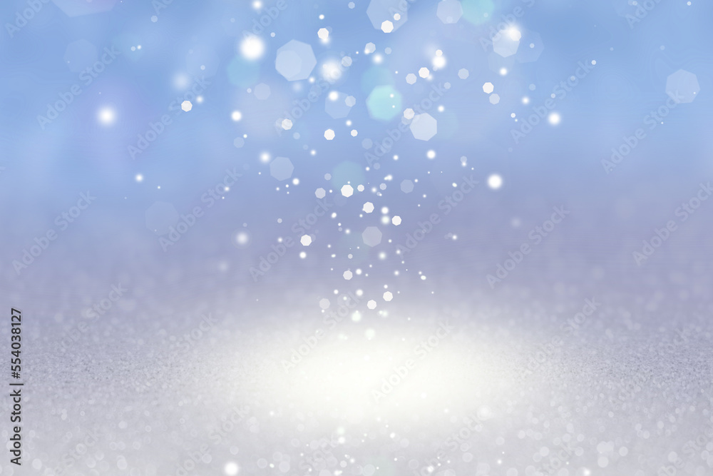 Abstract of Bright and sparkling bokeh background. silver and diamond dust bokeh - blurred lighting from glitter texture. Luxury design background. Abstract of Bright and sparkling bokeh background. silver and diamond dust bokeh - blurred lighting from glitter texture. Luxury design background.