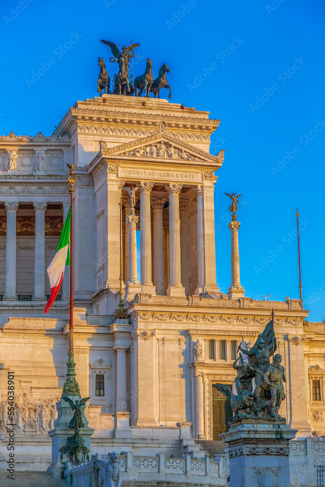 Obraz premium Monument Nazional a Vittorio Emanuele II, Rome, Italy