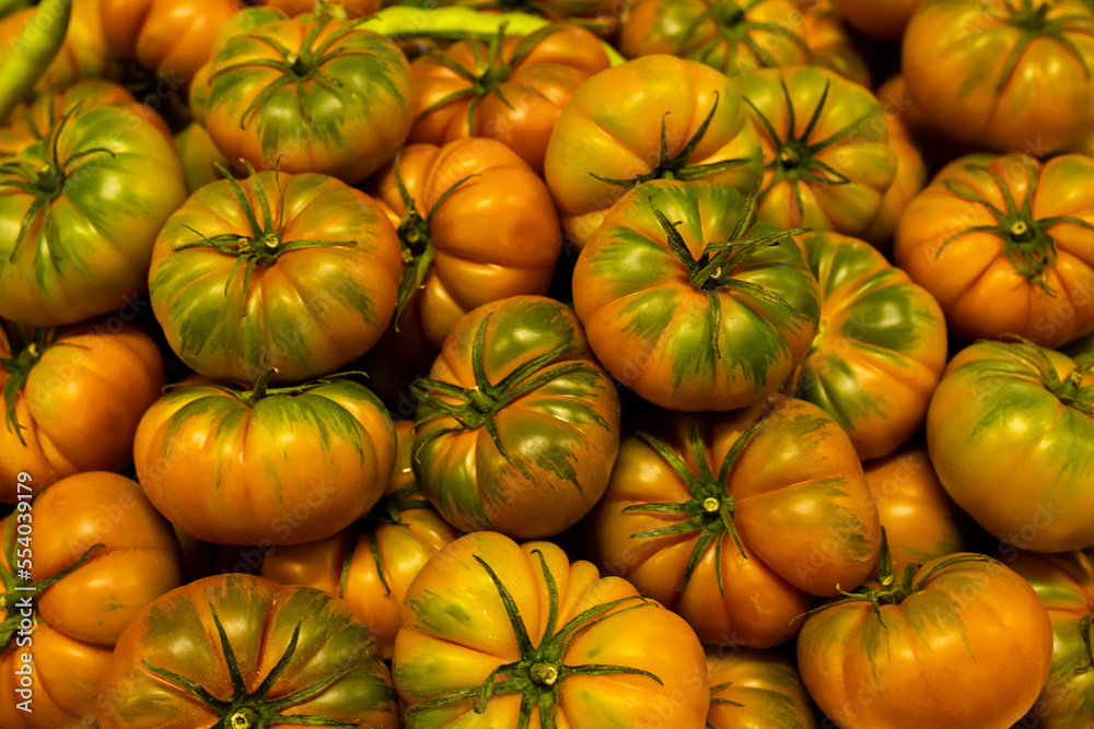 Pomidor Targ Hiszpania Zakupy Kuchnia - obrazy, fototapety, plakaty 