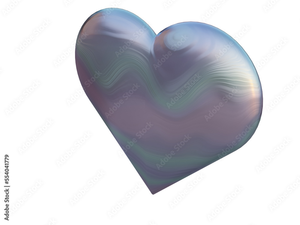 Lovely metal heart. 3d render. Lovely metal heart. 3d render.