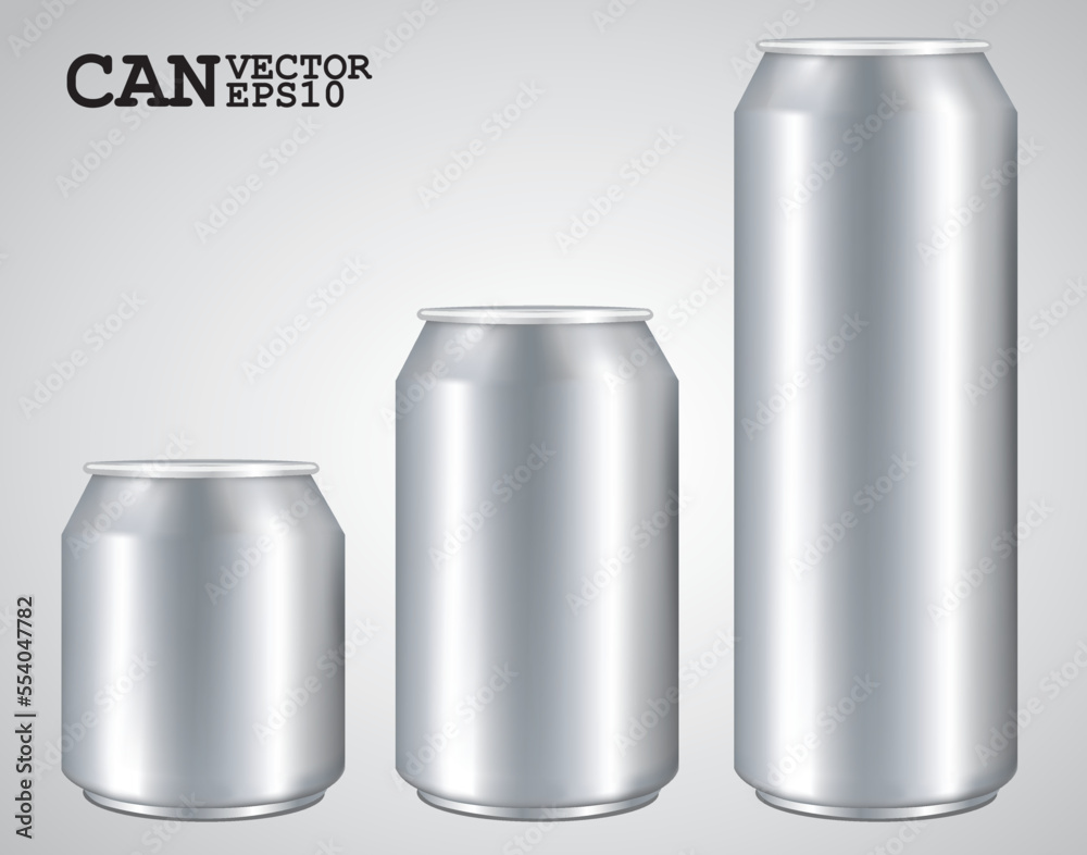 Aluminum cans, Realistic vector
Aluminum cans, Realistic vector