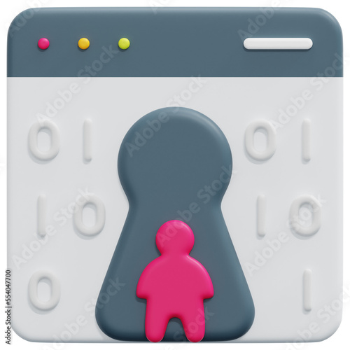 Фотография backdoor 3d render icon illustration