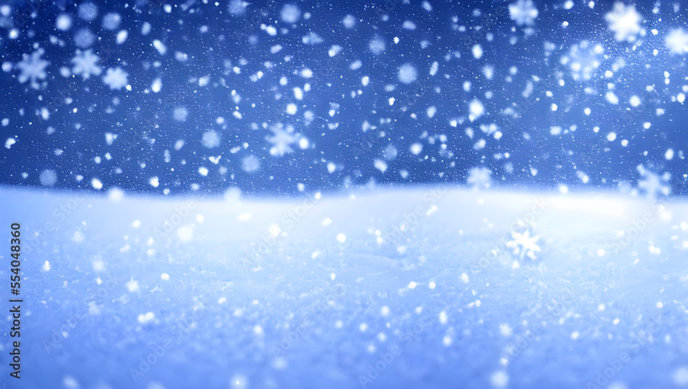 Obraz premium 冬の風景 雪景色 背景