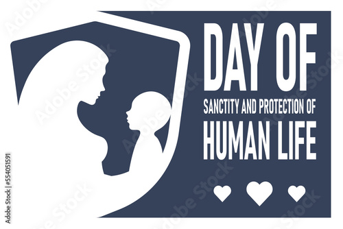 Day of Sanctity and Protection of Human Life background.