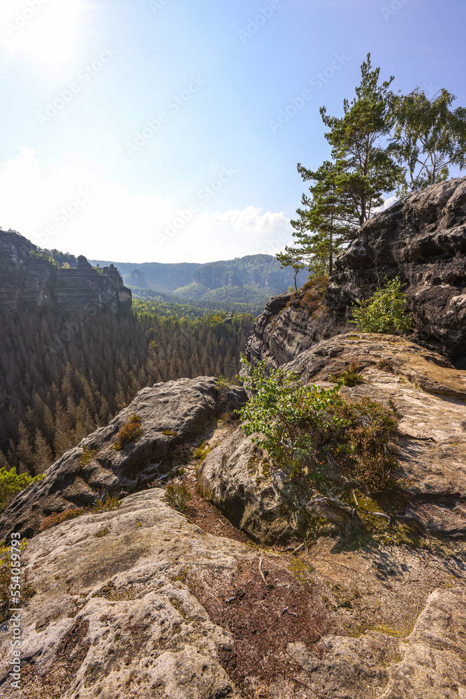 hiking in mountains