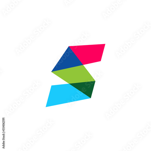 Free Download letter S overlay logo design vector sign - GFXLoad