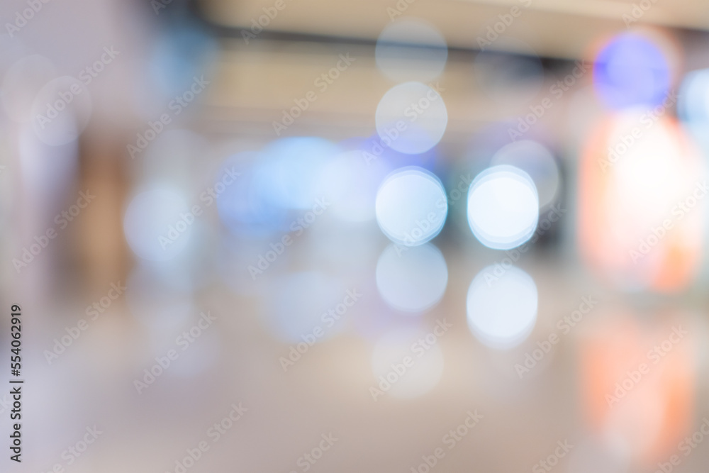 Blur view of shopping mall Blur view of shopping mall