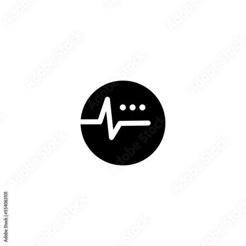 chat with ekg medical logo design vector sign Free Download chat with ekg medical logo design vector sign - GFXLoad