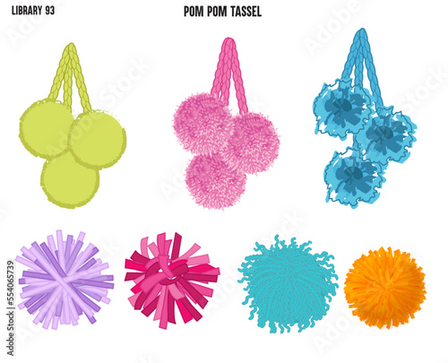 DECORATIVE TASSEL IN EDITABLE VECTOR