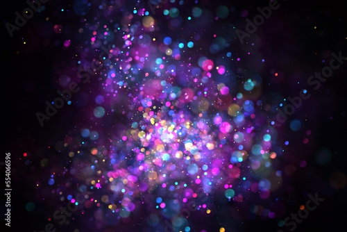 Purple glitter lights grunge background glitter defocused abstract. © lotus_studio