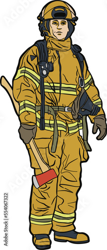 Firefighter fireman emergency
rescue team 
