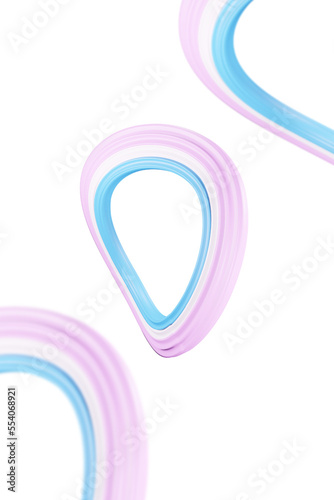 Abstract 3D rendered design for wallpapers. 