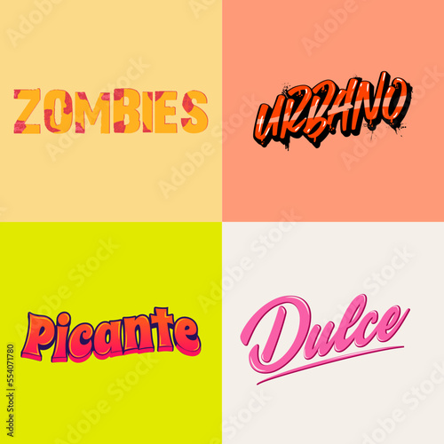 efectos de textos