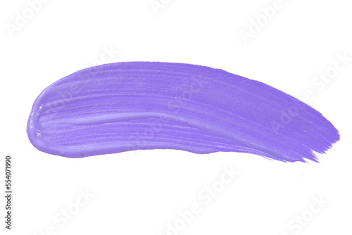 Paint violet sketch track watercolor art border isolated on the white background photo