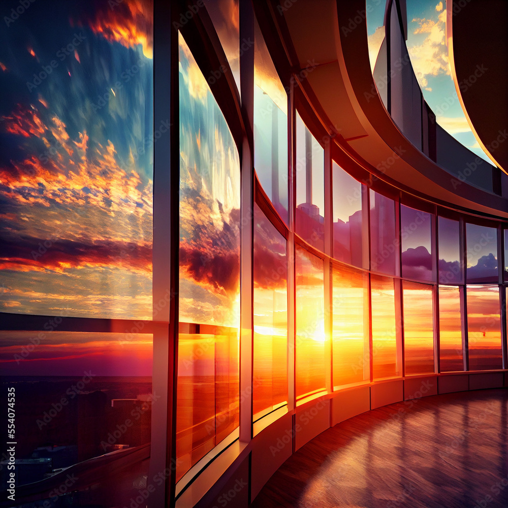 Obraz premium View from skyscraper