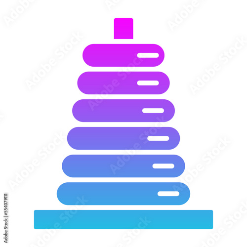 Stacker Glyph Gradient Icon