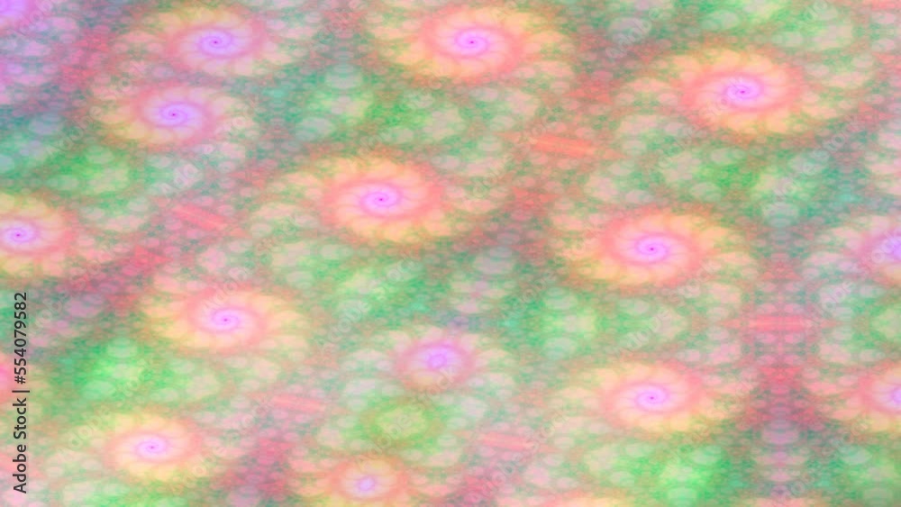 Fractal colorful kaleidoscope. Rotating animation pattern. Hypnotic psychedelic background composition Fractal colorful kaleidoscope. Rotating animation pattern. Hypnotic psychedelic background composition