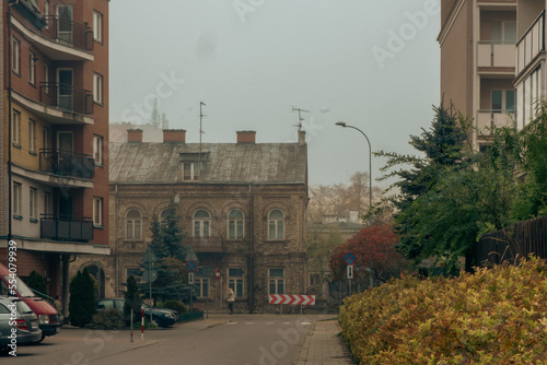 Street in the town country