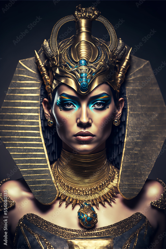 Goddess Hero Female Warier with a golden Mask and Golden Wings Goddess ...