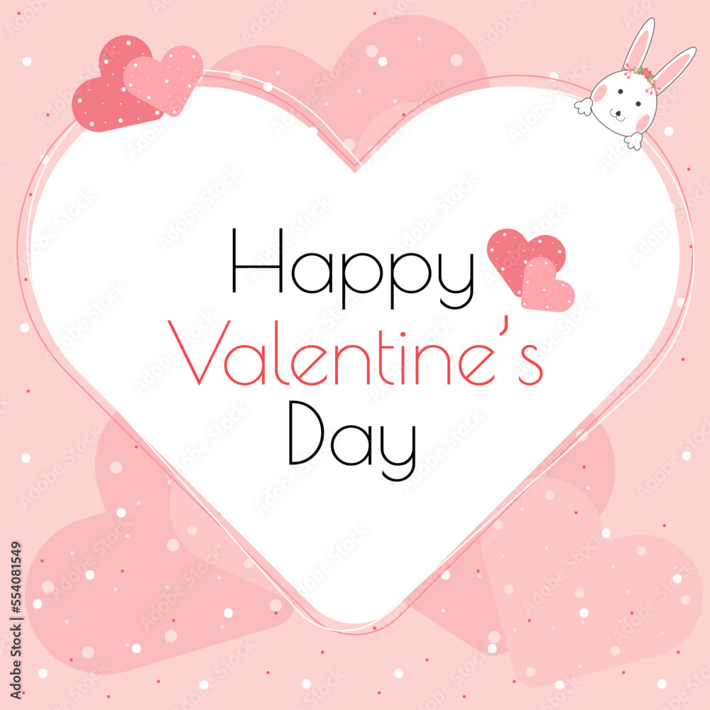 Happy Valentine’s day background. Cute love and heart greeting card. Vector illustration. Happy Valentine’s day background. Cute love and heart greeting card. Vector illustration.