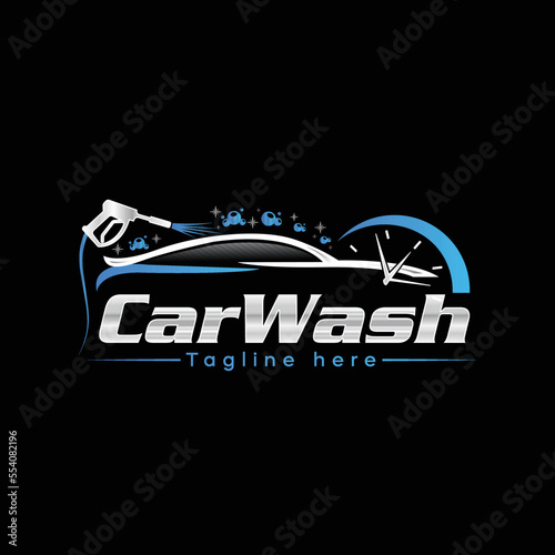 Car wash logo design