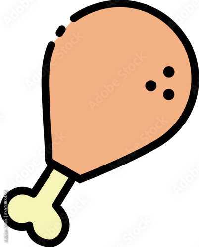chicken drumstick icon