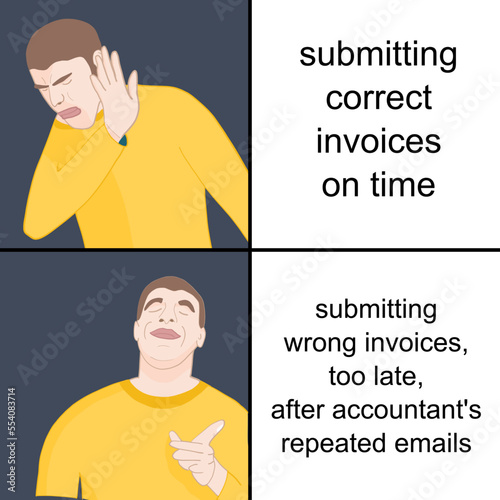 Accounting company problems funny meme