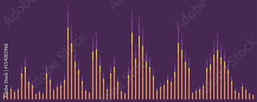 Audio levels simple vector