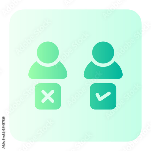 choice gradient icon