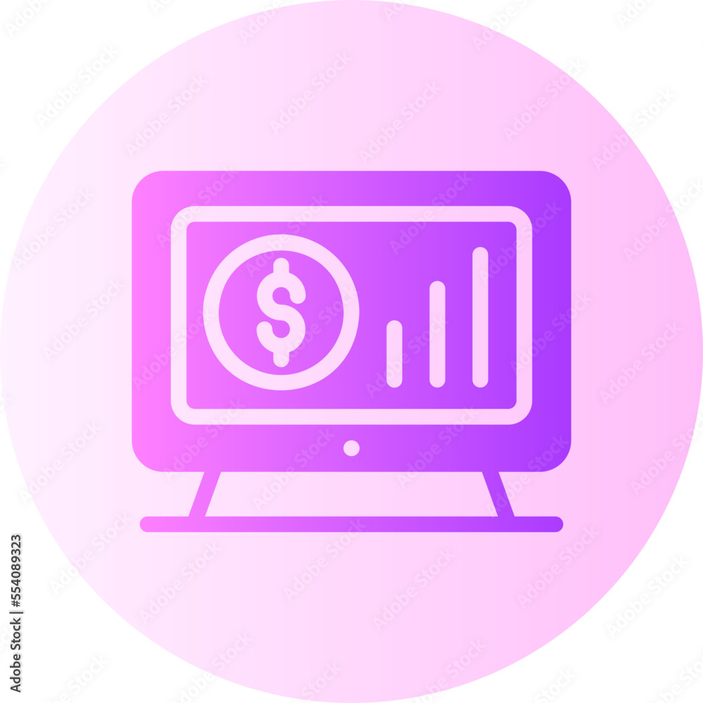 graph gradient icon