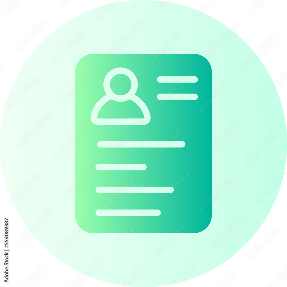 resume gradient icon resume gradient icon