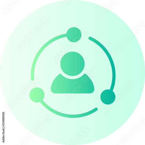 resources gradient icon