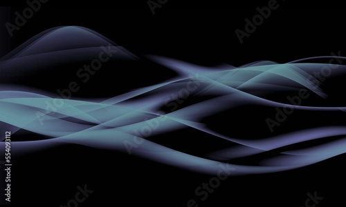 Beautiful abstract wave technology with light, digital wave effect, corporate concept
