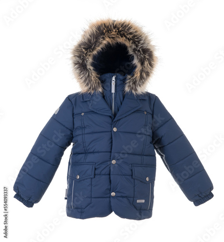 Obraz na plátne Stylish winter clothes for children