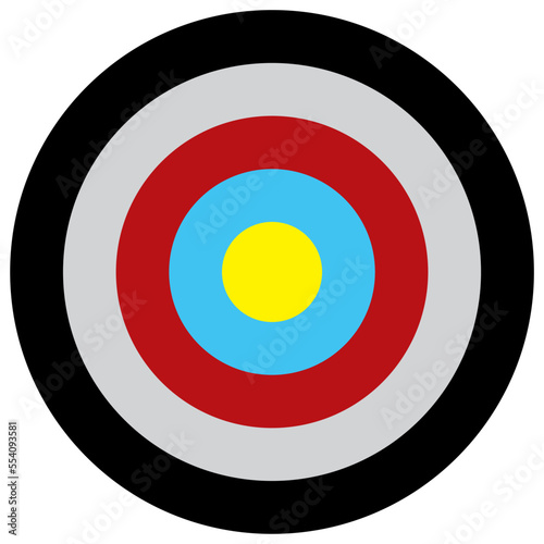 Bullseye Target Vector