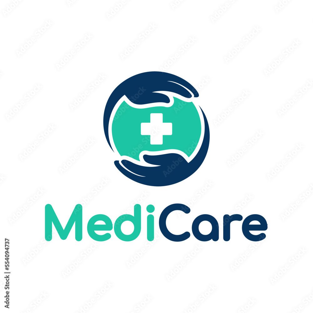 Medical care vector logo template Medical care vector logo template