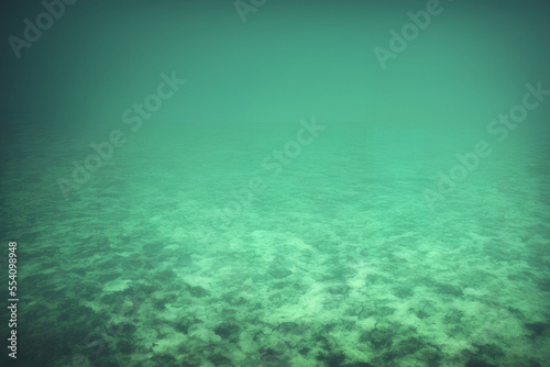 Abstract background picture of blue ocean  generative ai